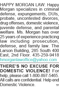 HAPPY MORGAN LAW: Happy Morgan specializes in criminal defense, expungements, DUIs, probate, uncontested divorces, dr   