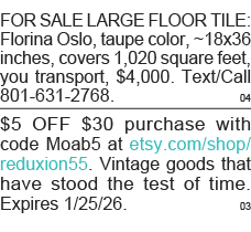 FOR SALE LARGE FLOOR TILE: Florina Oslo, taupe color,  18x36 inches, covers 1,020 square feet, you transport,  4,000    