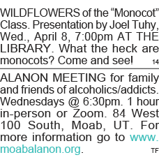 WILDFLOWERS of the  Monocot  Class  Presentation by Joel Tuhy, Wed , April 8, 7:00pm AT THE LIBRARY  What the heck ar   