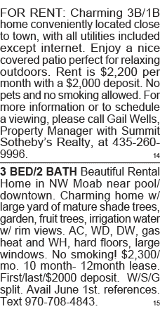 FOR RENT: Charming 3B 1B home conveniently located close to town, with all utilities included except internet  Enjoy    