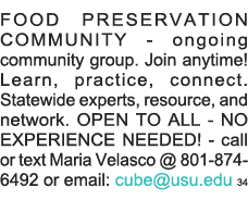 FOOD PRESERVATION COMMUNITY - ongoing community group  Join anytime  Learn, practice, connect  Statewide experts, res   