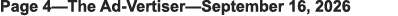 Page 4â€”The Ad-Vertiserâ€”September 16, 2026